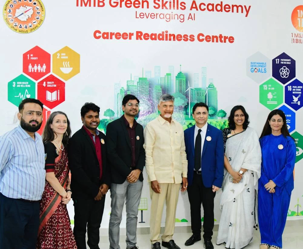 INDIA’S FIRST 1M1B GREEN SKILLS ACADEMY CENTRE INAUGURATED BY CHIEF MINISTER OF ANDHRA PRADESH, MR. N.CHANDRABABU NAIDU